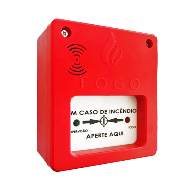 Botoeira Alarme Endereçável - Segurimax