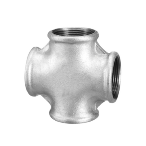 Cruzeta Galvanizada - Fêmea/Fêmea/Fêmea/Fêmea - 1.1/2" - BSP