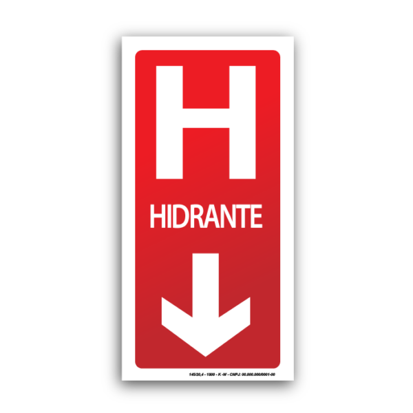 Sinalização Fotoluminescente Hidrante