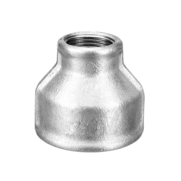 Luva de Redução Galvanizada Fêmea/Fêmea - 3" x 1.1/2" - BSP