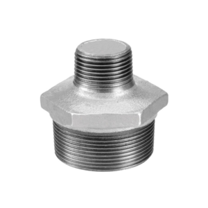 Niple Duplo de Redução Galvanizado - 1/2" x 3/8" - NPT