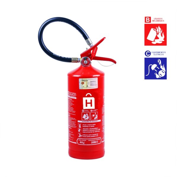 Extintor de PQS BC - 20B-C - 4Kg