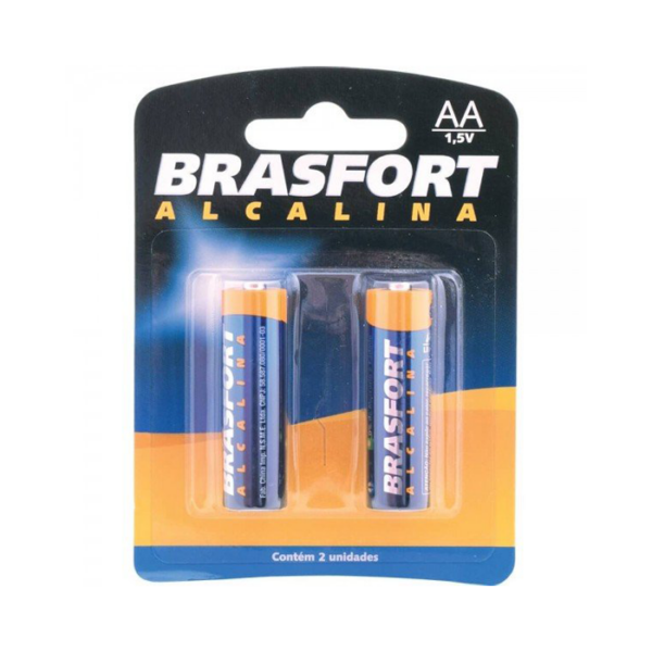 Pilha Alcalina - Brasfort