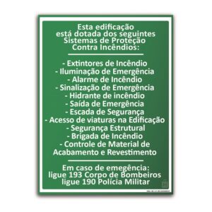 Sinalização Placa M1