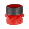 Adaptador Ranhurado X Rosca Macho(Grooved) - 2.1/2" - (73MM) - Imagem 2