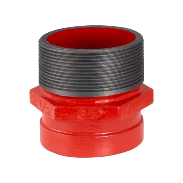 Adaptador Ranhurado X Rosca Macho(Grooved) - 2" - (60,3MM) - Imagem 2