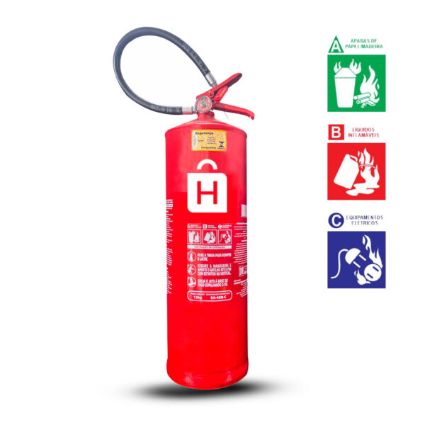 Extintor de Incêndio PQS- 12KG BC