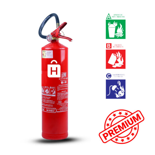 Extintor de Incêndio PQS- 6KG ABC - 5 Anos de Garantia (Premium)