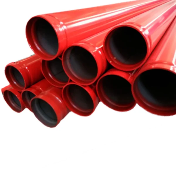 Tubo Pintado Eletrostático (Vermelho RAL 3020) 114,30 NBR 5590 ASTM A53 SCH10 Ranhurado (Grooved) - 4" - (114,3MM)  METRO - Imagem 2