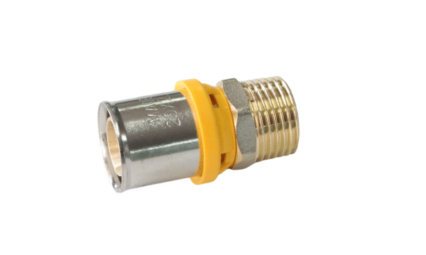 Adaptador Macho Móvel para Gás 20MMX1/2"