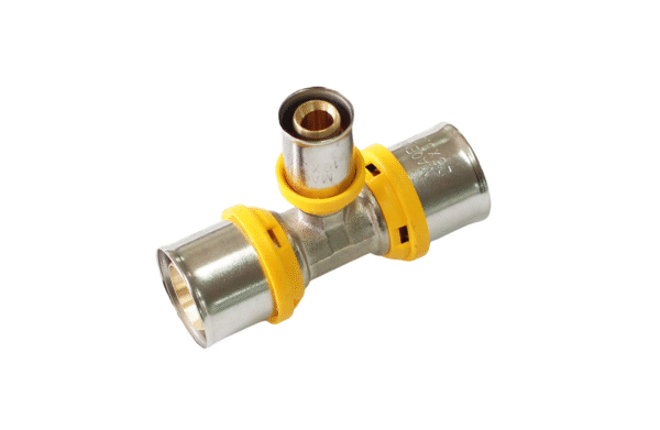 Tee Intermediário de Redução para Gás 26X16X26MM