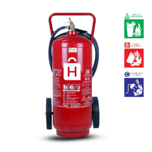 Extintor de Incêndio Carreta PQS 50KG ABC (20A-80B:C)
