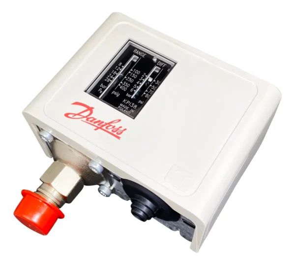 Pressostato KPI 38 - Danfoss - 8,0 a 28,0 bar - Dif 1,8 a 6,0 bar - 1/4" - 060-508166