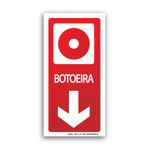 Sinalização de BOTOEIRA