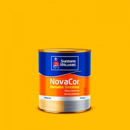 Tinta Esmalte Brilhante (Amarelo) da Novacor